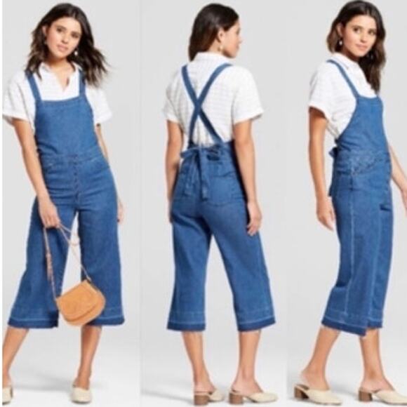 Universal Thread Tie Back Bib Overalls NWOT 12 - Picture 1 of 5